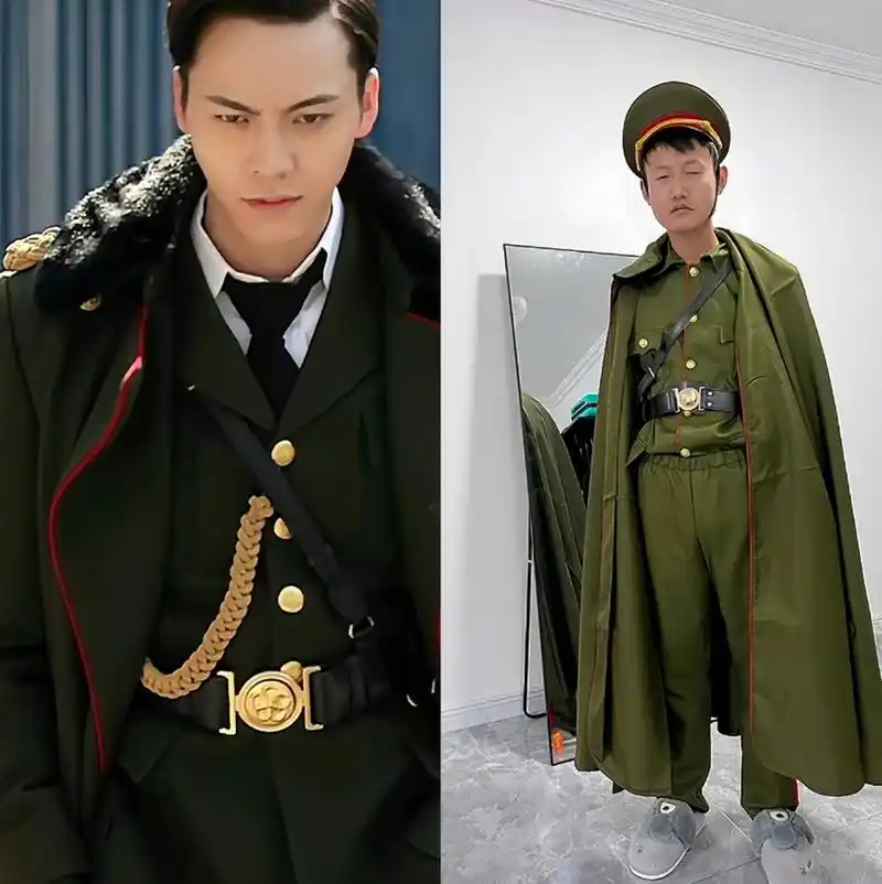 陈伟霆同款军阀装拼多多买的,穿起来感觉还满ok的