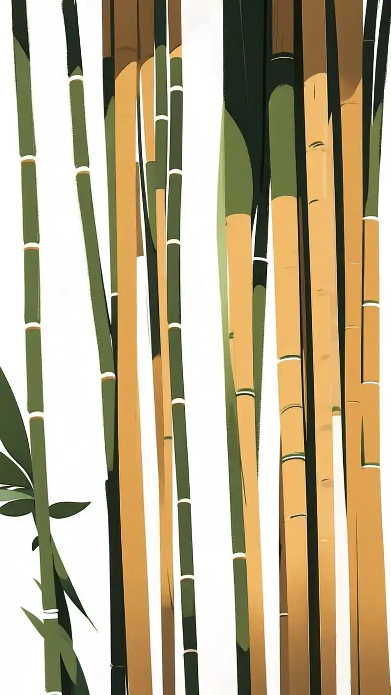 手机屏保新宠97竹子壁纸来啦!