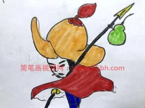 水浒人物简笔画林冲