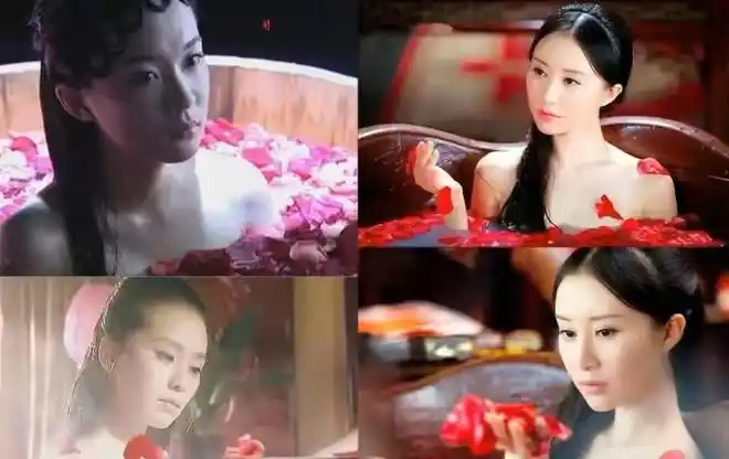 影视剧里的美人出浴杨幂像卖家秀王祖贤像买家秀
