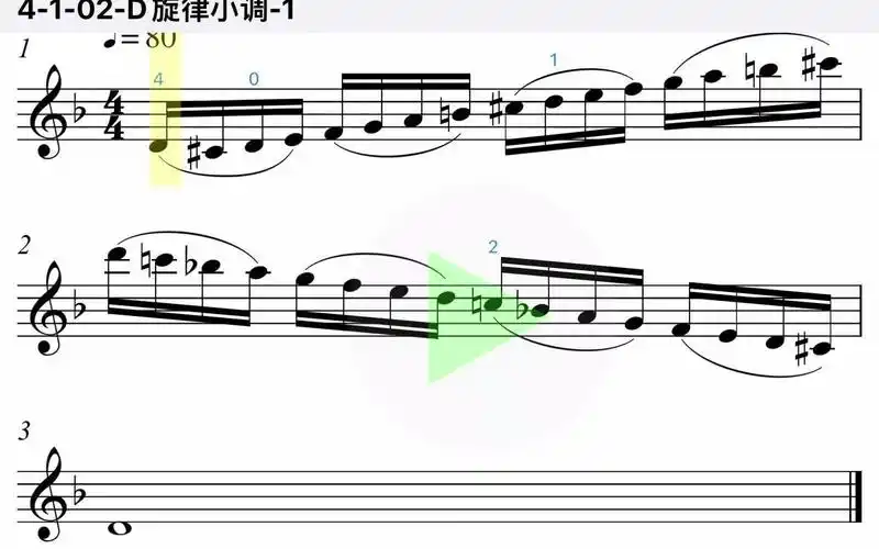 d旋律小调音阶 - 乐精灵小提琴示范演奏 - 中音协四级