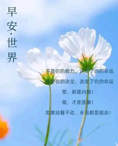 早安励志金句,乐观是通往成功的信念,艰难的时刻造就伟大的人生