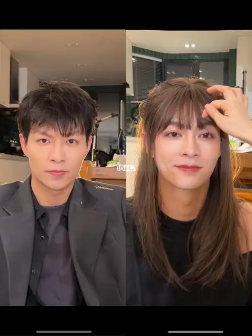 给男朋友化了个女妆他好漂亮啊天呐