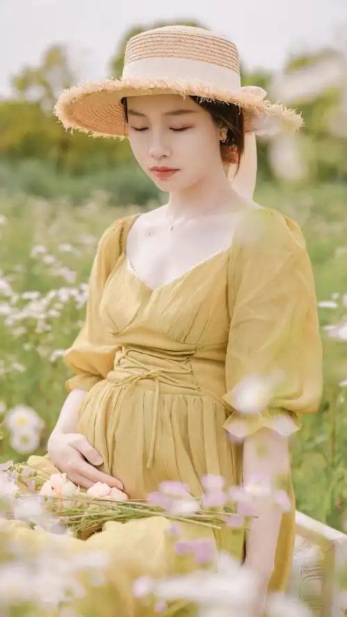 法式清新孕妇照