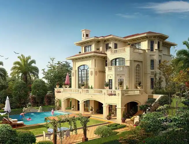 欧式城堡别墅_别墅图纸设计 - 图纸中心 - 易盖房