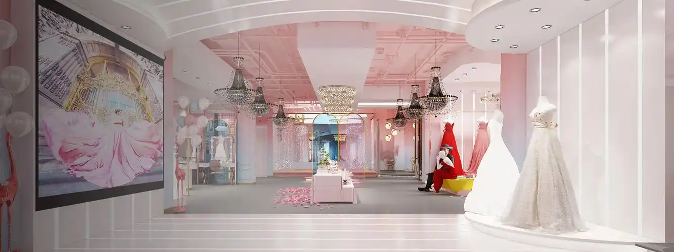 城起设计·专注婚纱店装修 好设计×好落地 预约量房免费设计 网上