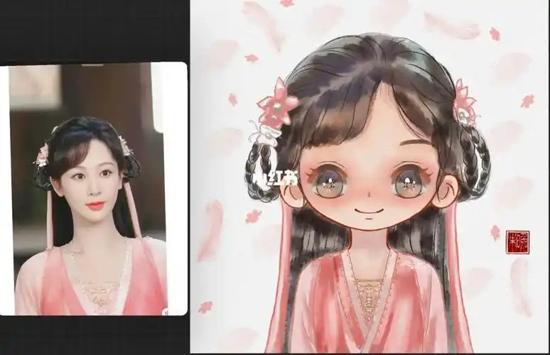 画了一个颜淡小可爱～～#杨紫沉香如屑  #杨紫颜淡  #杨紫  #pro