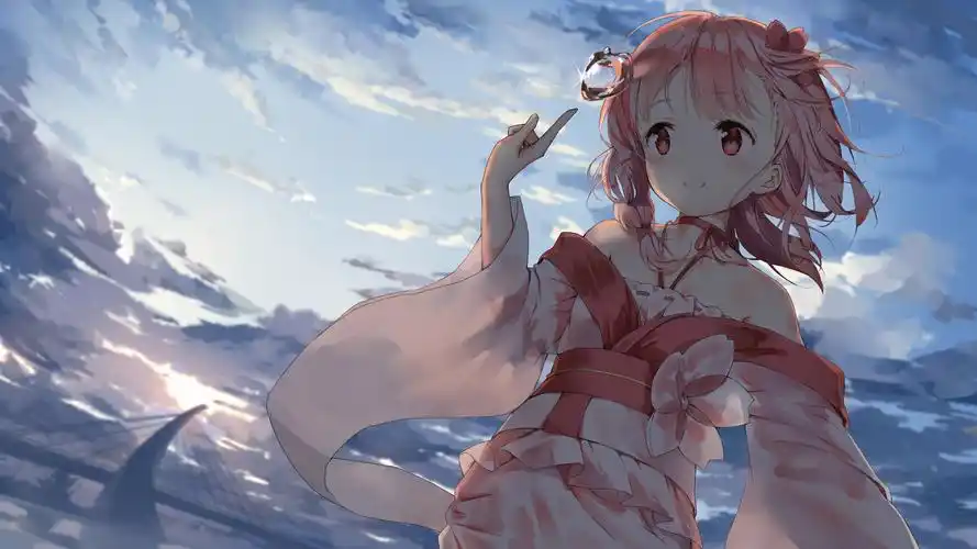 精美二次元卡通高清唯美桌面壁纸高清大图预览1920x1080_卡通动漫下载