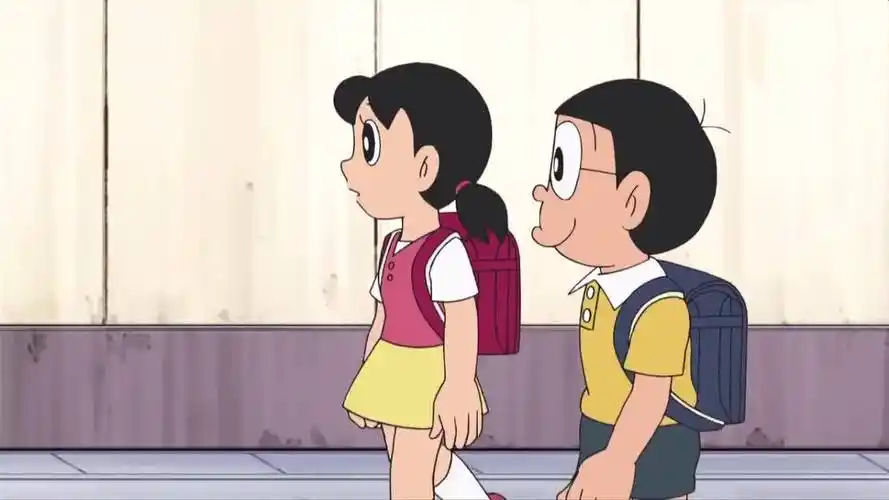 野比大雄#大雄和静香一起回家,路上见到只可爱的小猫没人要