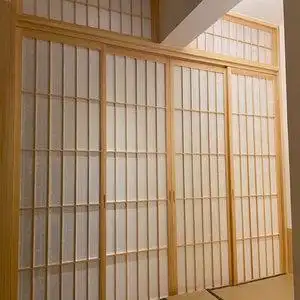 日式榻榻米推拉门隔断格栅实木移门格子门障子门和室门纸门定制o推