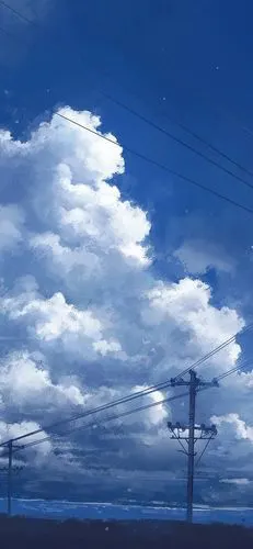 想要蓝色系壁纸,大家有没有鸭?