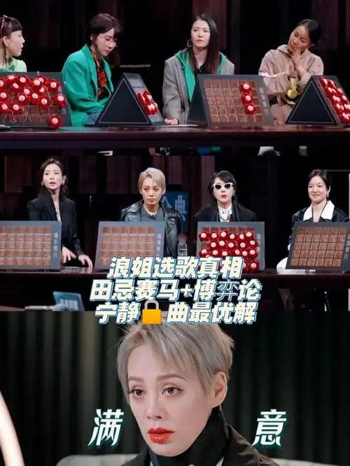 乘风破浪英宁静选歌,你真的看懂了吗71