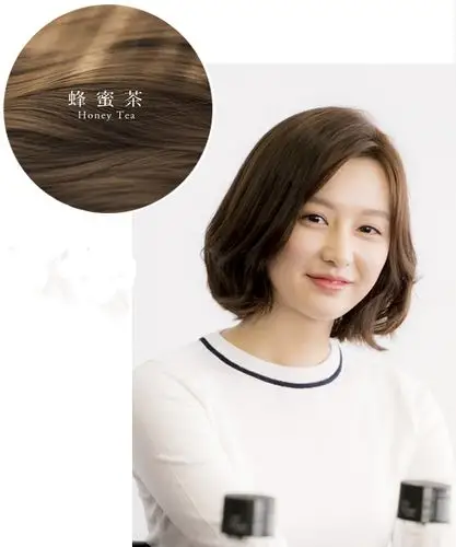 蜂蜜茶色头发图片 打造干净纯洁的气质