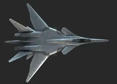 pbr 科幻战机 xfa27 未来隐身战斗机