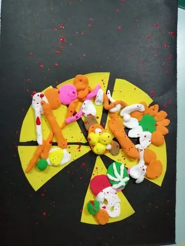 手工绘画———披萨