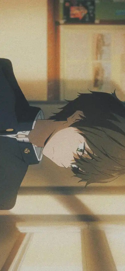 动漫壁纸 -《冰菓》折木奉太郎插画 素材 ins 韩系 可爱 简约 手绘