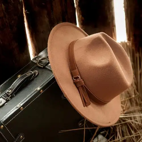 soarin复古英伦风宽檐礼帽男 雅痞绅士休闲简约时尚百搭爵士帽子