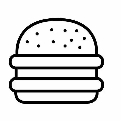 汉堡包简笔画汉堡包简笔画简单