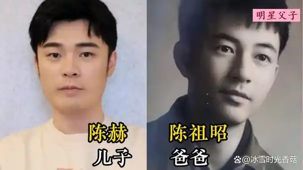 明星父子颜值对比,儿子普遍长歪了,都比不上老爸年轻