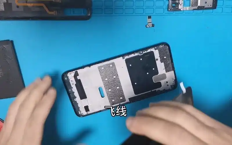 华为畅享10plus拆机维修主板更换屏幕指南舟手机维修培训学校