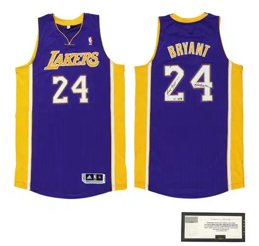 12103黑曼巴科比布莱恩特kobebryant亲笔签名球衣