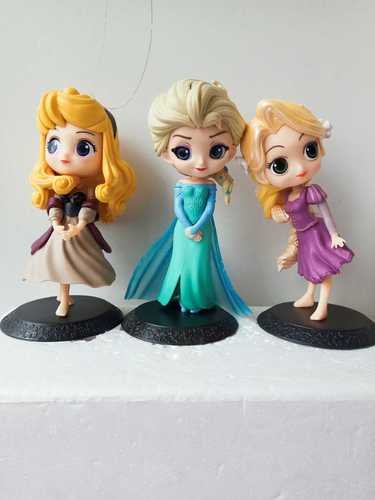 生日蛋糕摆件装饰公主安娜长发睡美人