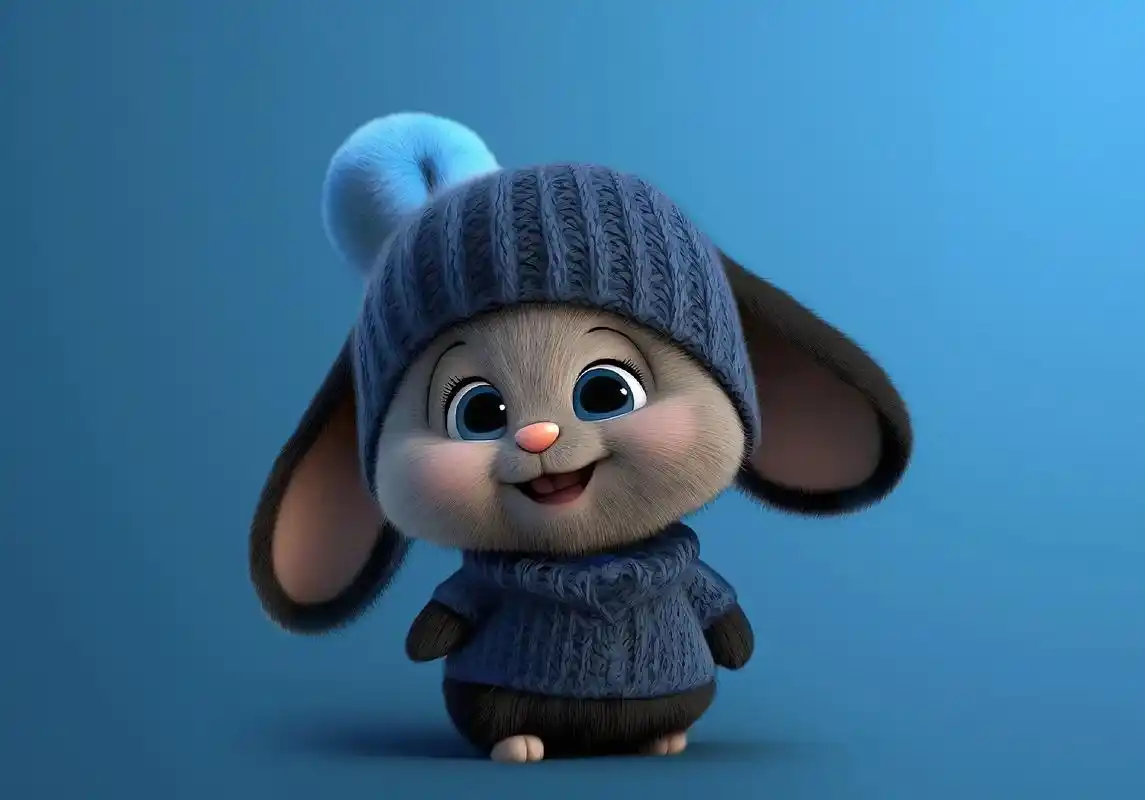 可爱的兔兔ipad平板电脑壁纸分享