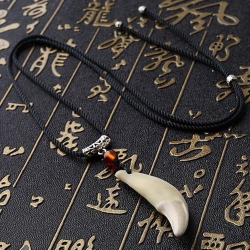 黑狗牙项链男女真品狼牙吊坠藏獒牙儿童本命年饰品