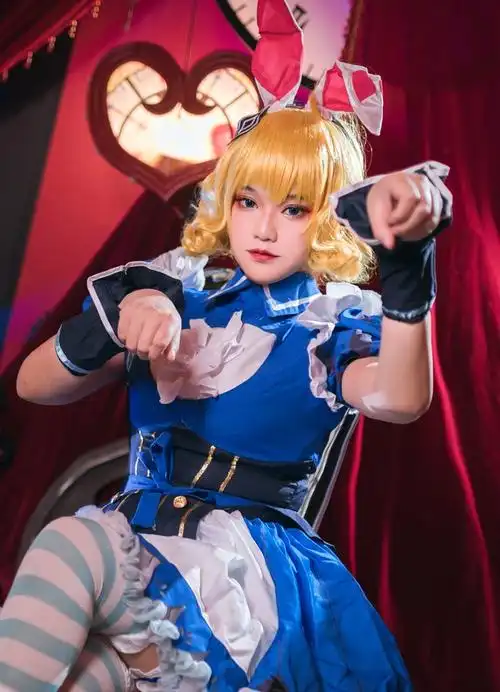 王者荣耀妲己仙境爱丽丝cos正片出镜原po摄… - 半次元 - acg爱好者