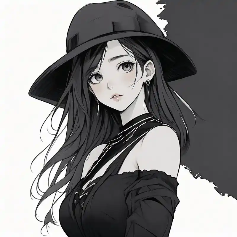 女生头像高冷 黑色系94 高冷气质的黑色系女生头像,超级耐看!