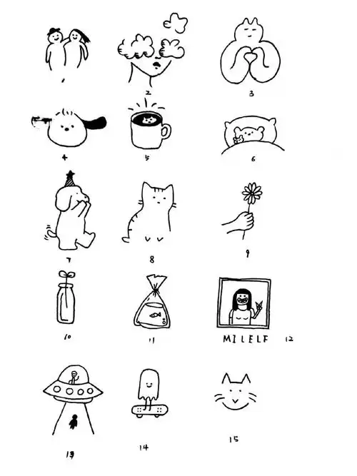 极简手绘@林小白极简手绘#100天极简手绘打卡