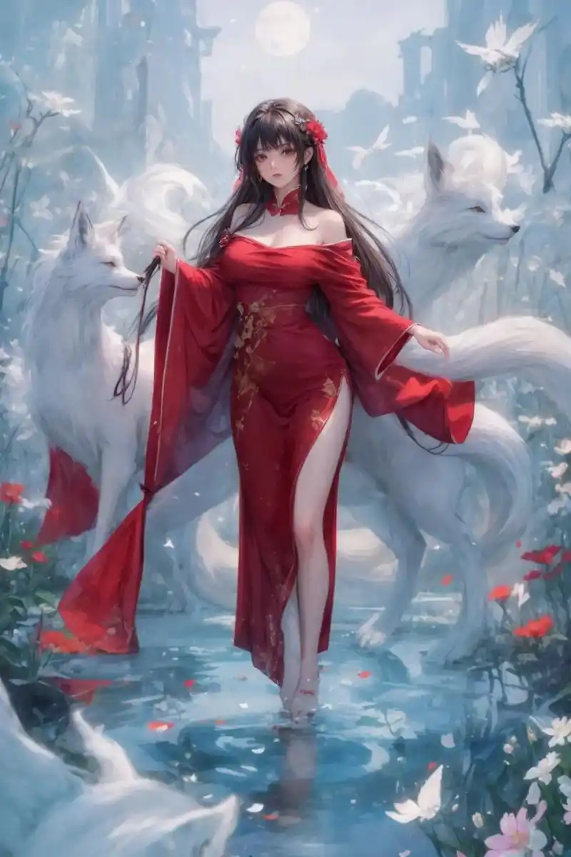 青丘狐女,唉,心累.随便画画咯～#妲己 #妖狐 #封神第一部 - 抖音