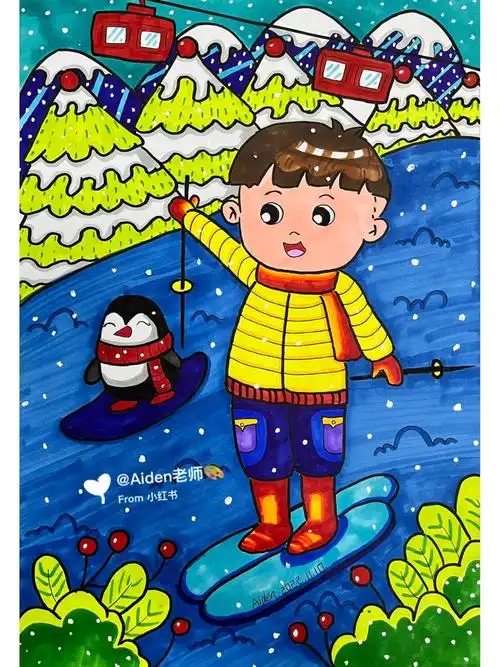 儿童卡通画临摹 漫画二级考级