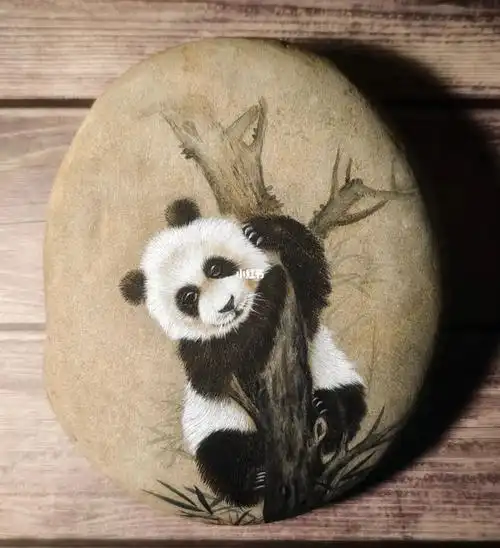 手绘石头画防水不褪色尺寸2319