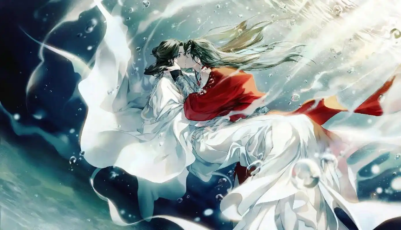 《天官赐福》壁纸太爱了 因为一句"身在无间,心在桃源.