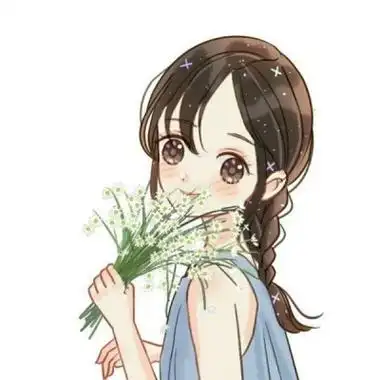 手绘女生头像高冷气质美女-卡通头像 - 壁纸之家