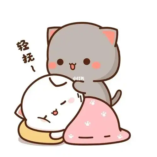 表情包   #蜜桃猫和灰灰  #情侣头像