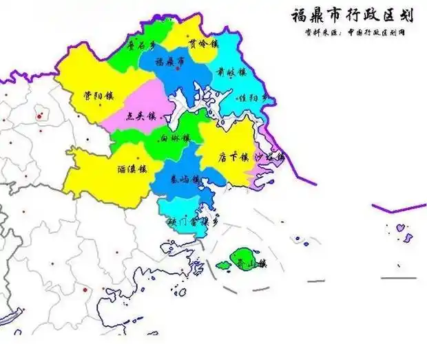贯岭镇,前岐镇,沙埕镇,店下镇,磻溪镇,白琳镇,点头镇,管阳镇,嵛山镇