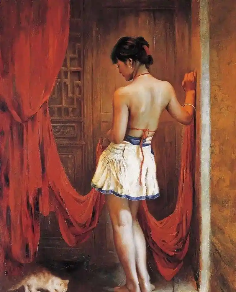 周迅18岁油画裸体曝光,风韵犹存,风姿绰约,成名后画作卖千万,网友:值