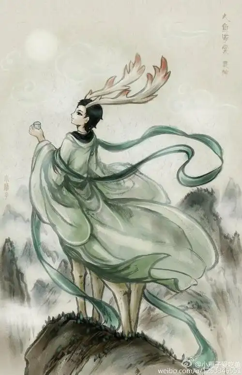 大鱼海棠鹿神飞光飞光劝尔一杯酒吾不识青天高黄地厚唯见月寒日暖来煎