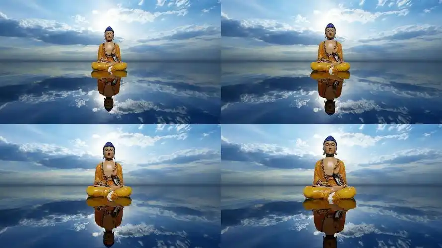 佛  释迦摩尼 释迦牟尼佛  禅意 禅 意境 空境 静谧 佛光普照 佛光