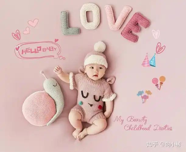 成都儿童摄影内景百天宝宝照萌系列二