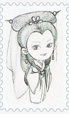 白蛇传白娘子的简笔画