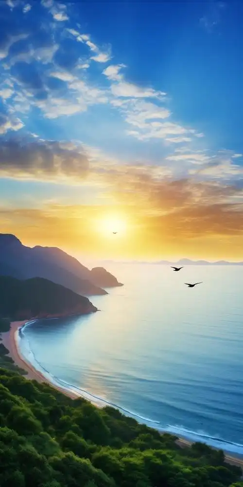 在繁忙的都市生活中,我们时常向往那片碧海蓝天,那波光粼粼的海面