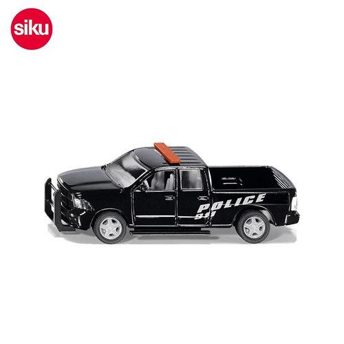 siku儿童仿真合金军事模型 车模3岁 男孩玩具 道奇ram1500警用皮卡