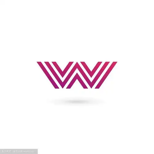 字母w标志图标设计模板元素