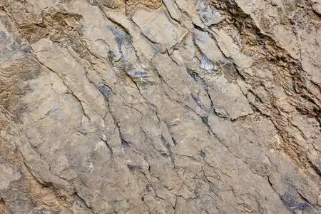 天然风化的岩石纹理照片