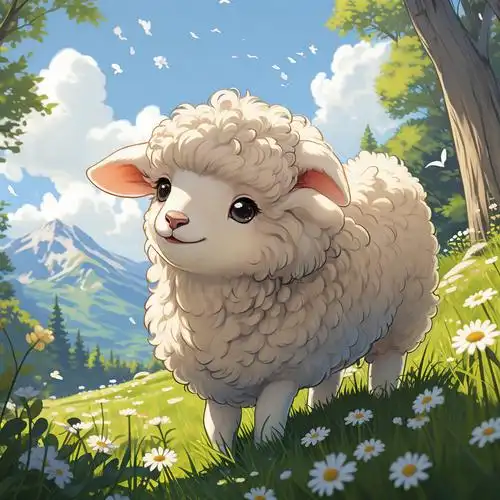 可爱到飞起~ 哇,这组小羊羔头像真的太萌啦!