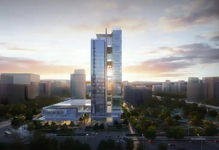 [分享]现代高层办公综合楼建筑设计cad