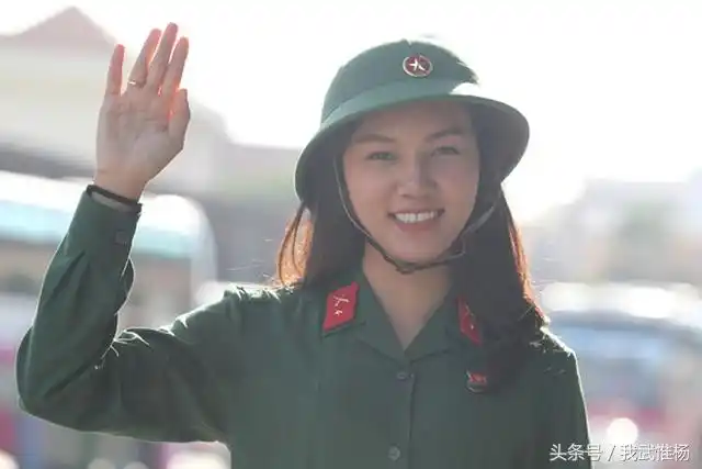 越南女兵竟如此美丽